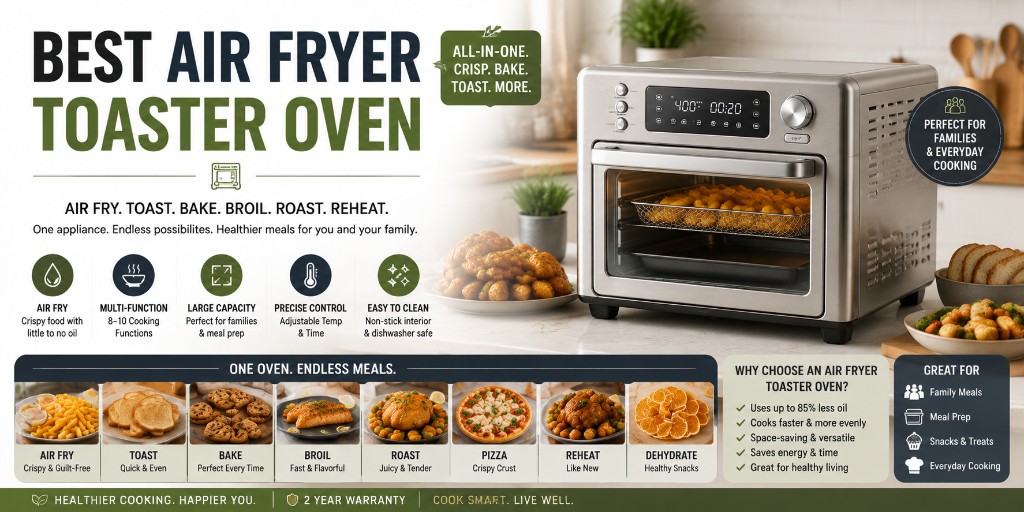 Best Air Fryer Toaster Oven Combos